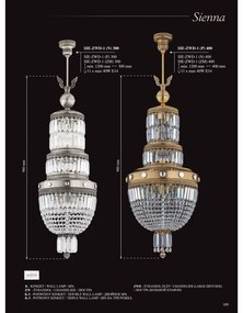 Candelabru regal, elegant design LUX Sienna