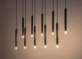Lustra suspendata stil minimalist Ramira 10L negru