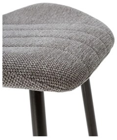 Scaune de bar gri 2 buc. (înălțime șezut 65 cm) Muli – Marckeric