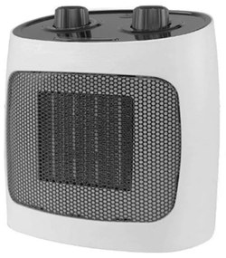 Aeroterma ceramica ELITE ECH-1373, 2000W, Pana la 20 m², 2 moduri, Indicator luminos, Protectie la răsturnare, Alb/Negru