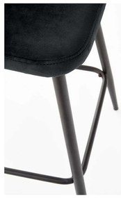 Scaun de bar Barnes, negru