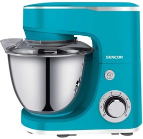 Sencor - Robot de bucătărie cu bol din oțel inoxidabil 1300W/230V turcoaz