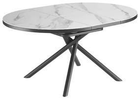 Masa ovala extensibila, Ceramica Alba, MIKADO 120-160cm A-46503 VC