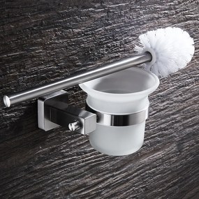 Perie wc cu suport inox satinat TRENDY S