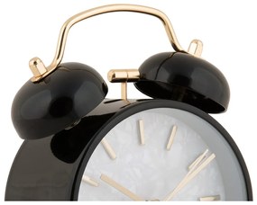 Karlsson 6009BK ceas cu alarmă de design negru,diametru 12 cm