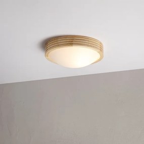 Plafonieră NATURAL MODERN SLIM 1xE27/15W/230V Ø 27,5 cm pin