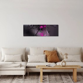Tablou femeii (cu ceas) (90x30 cm)