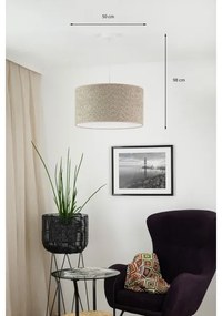 Lustră pe cablu Brilagi BOUCLE ROLLER 1xE27/15W/230V d. 50 cm maro