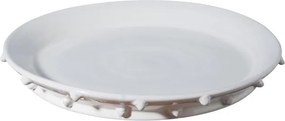 Farfurie alba din ceramica, D34.5cm Dante