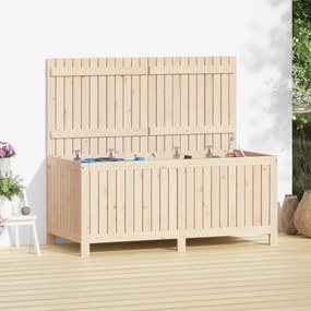 823850 vidaXL Cutie de depozitare grădină, 147x68x64 cm, lemn masiv de pin