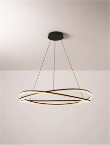Lustra LED CCT moderna cu telecomanda OPEHLIA negru