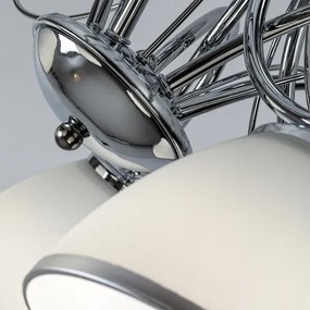 Brilagi - Lustră aplicată FRED 5xE27/60W/230V Ø 59 cm crom lucios