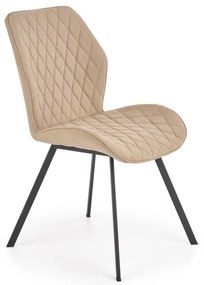 Scaun de bucaterie Debora, bej/negru