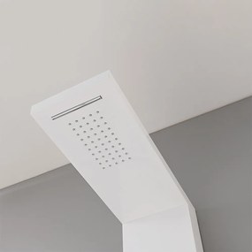Panou de duș cu hidromasaj Malaga White