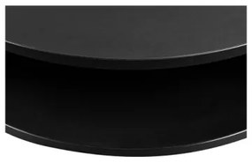 Măsuță de cafea FIKOLI 40x75 cm negru/alb