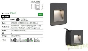 SPOT LED INCASTRABIL DE EXTERIOR NASE-1 70398