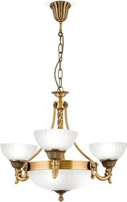 Sticlă de schimb universală ROCCA pentru dulie E27, diametru 17 cm, albă