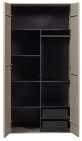 Rafturi suplimentare gri 2 buc. 48x1,5 cm Daily – vtwonen