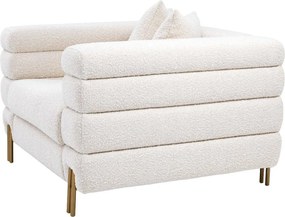 Fotoliu elegant design LUX York, crem 113841 HZ