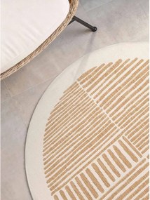 Covor pentru exterior și interior crem/în culoare naturală rotund ø 200 cm Haringey Bounds – Ted Baker