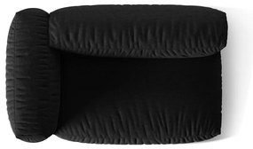 Modul pentru canapea modulară negru (cu colț pe partea stângă ) Martina – Micadoni Home