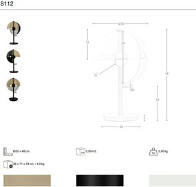 Lampa de masa moderna design LUX