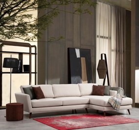 Coltar extensibil Mayorka Corner Large Right ( L3 - Chl ), Bej