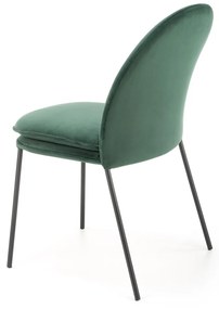 Scaun K443 Velvet Verde – l50 x A58 x H84 cm