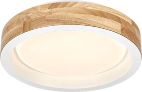 Osram -LED Plafonieră dimabilă MARIANO LED/16W/230V diam. 31 cm stejar/alb