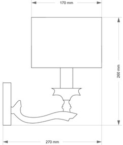Aplica design modern realizata manual Tivoli