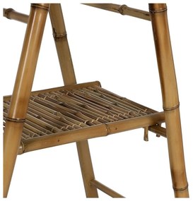 Etajeră în culoare naturală din bambus 78x165x40 cm Manali – Ixia