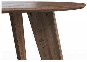 Masă de dining cu blat cu aspect de lemn de nuc 100x180 cm Lago – TemaHome