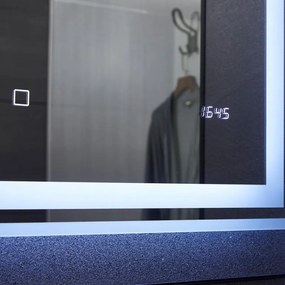 Aquamarin Oglindă de baie cu iluminare LED, 50 x 70 cm