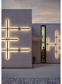 Aplică LED de exterior Redo 90624 REFLEXA LED/24W/230V 3000K IP54 maro