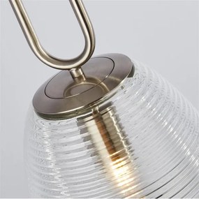 Lustră pe cablu ELIXIR 1xE27/60W/230V transparentă Searchlight 43581-1SN