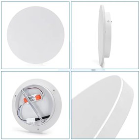 Aplică LED LED/12W/230V 3000K 25 cm alb Aigostar