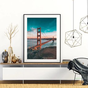 Poster - Golden Bridge (A4)