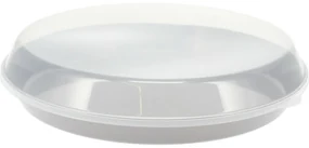 Castron de servit EH din plastic cu capac 35,5 x8,5 cm, gri