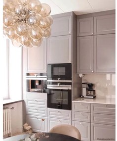 Lustră pe cablu ByRydens 4200440-5503 GROSS 8xG9/4W/230V fumuriu/maro