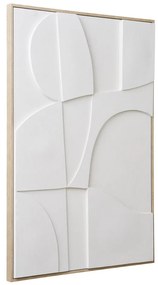 Madeline relief pe pânză, alb, nr.2 60x90 cm