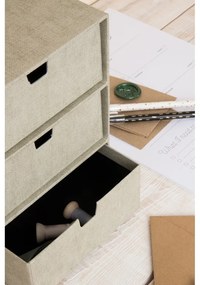 Cutie cu 3 sertare Bigso Box of Sweden Ingrid, bej