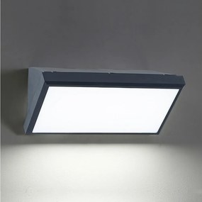 Brilagi-LED TRIANGLE - aplică de perete pentru exterior RGBW, 1xE27/15W/230V, antracit, IP65