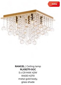 Plafoniera design elegant RANGEL