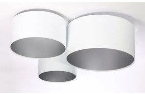 Plafonieră SPACE 3xE27/60W/230V alb/argintiu