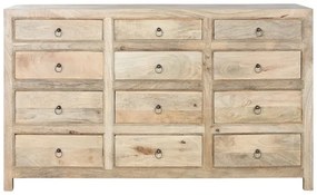 Comoda din lemn de mango, natur, Redwood