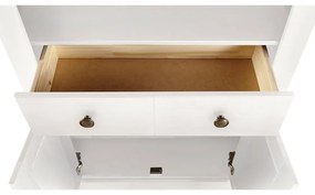 Bibliotecă albă din lemn de pin 181x31 cm Mille – Støraa