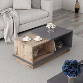 Măsuță de cafea Concept Anthracite and Oak