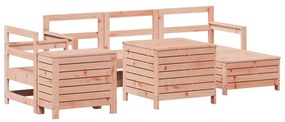 3250554 vidaXL Set canapele grădină, 7 piese, lemn masiv brad douglas