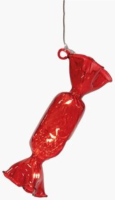 Decorațiune luminoasă de Crăciun roșie suspendată ø 1,5 cm Hannah – Sirius