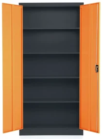 Dulap metalic universal, 90 x 40 x 185 cm, inchidere cilindrica, portocaliu - ral 2004